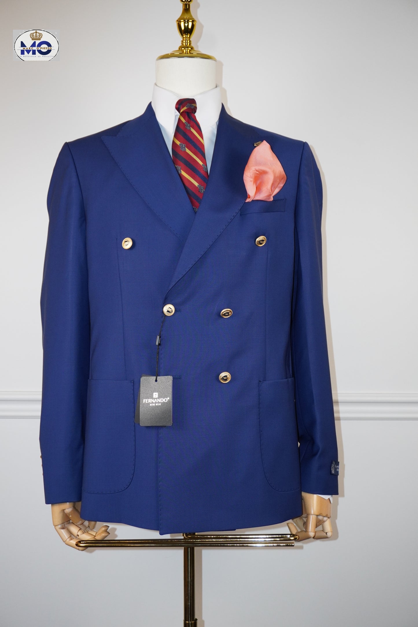 Blazer  Croisé Bleu Marine