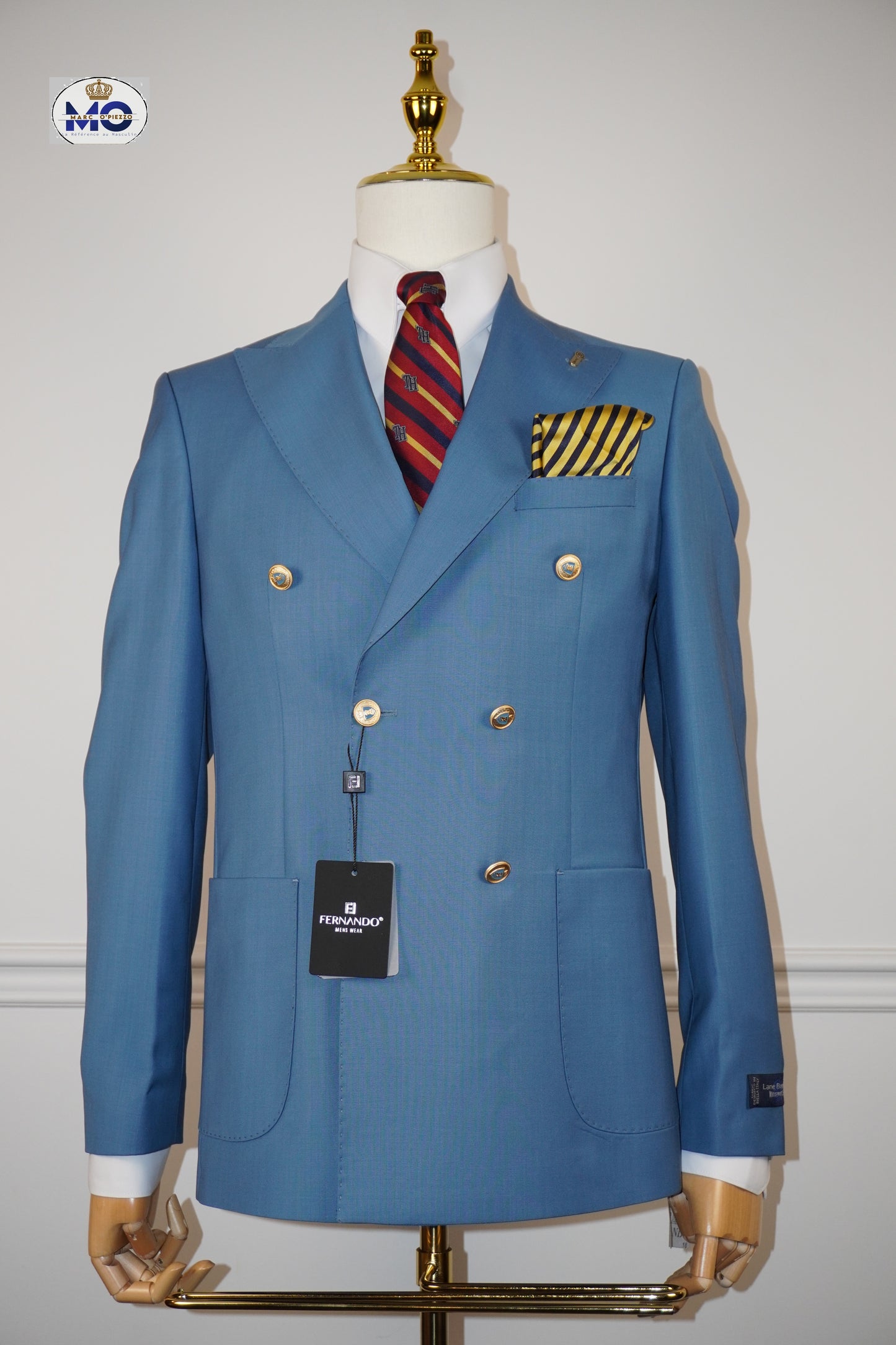 Blazer  Croisé Bleu Marine