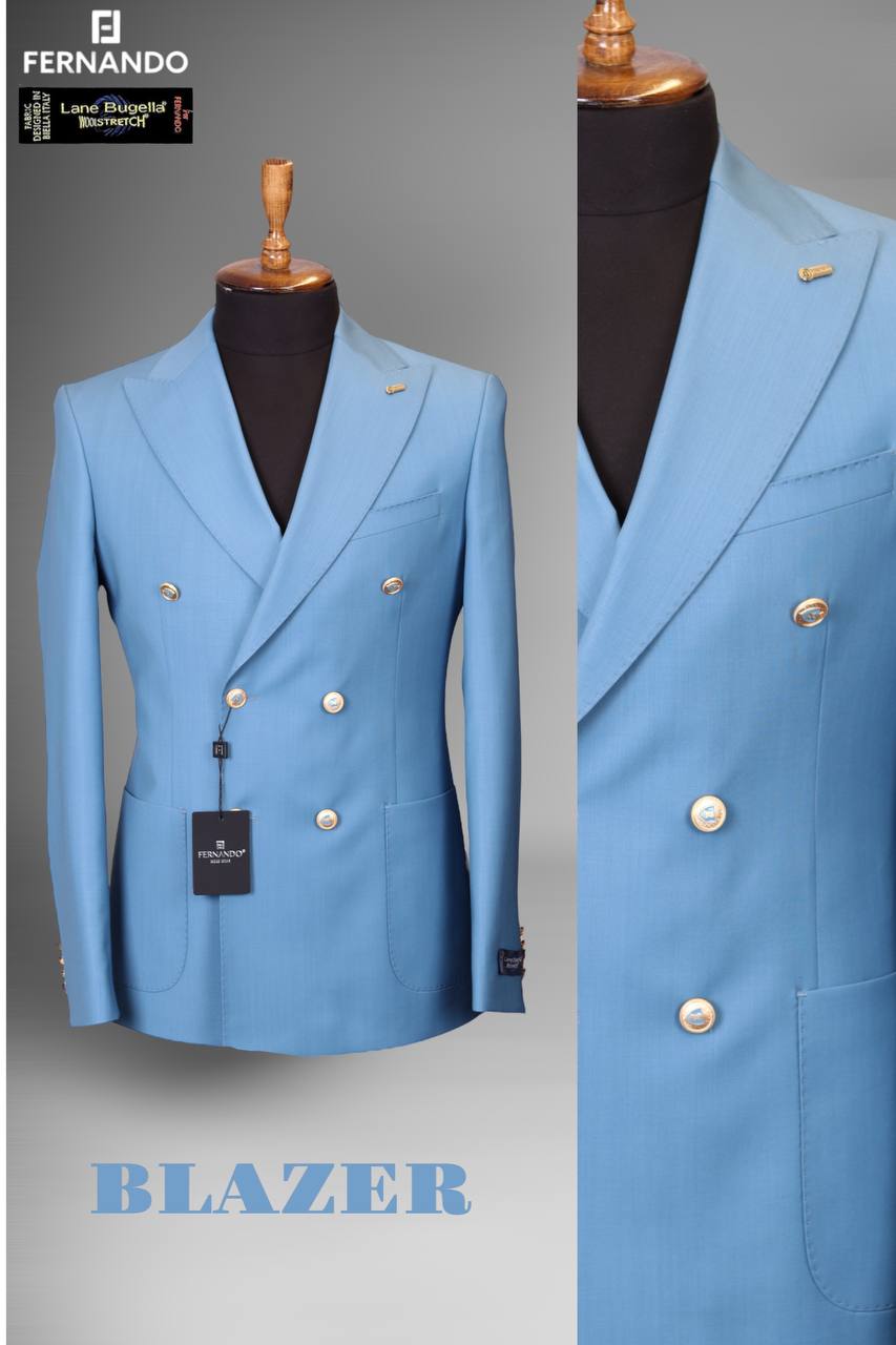 Blazer  Croisé Bleu Marine