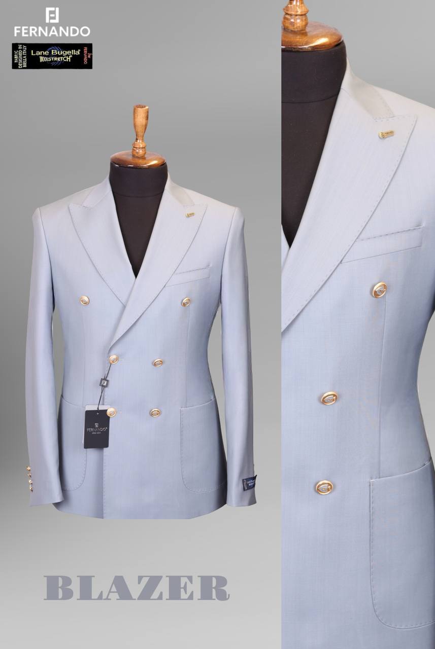 Blazer  Croisé Bleu Marine