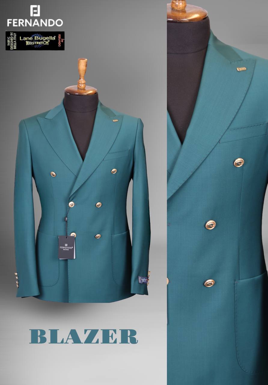 Blazer  Croisé Bleu Marine