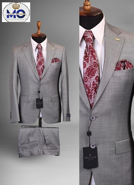 COSTUME SLIM FIT FLACO - GRIS